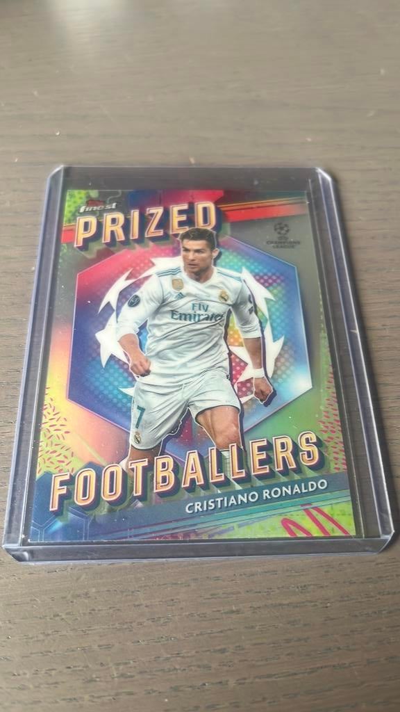 Topps Cristiano Ronaldo Prized Footballers, Verzenden, Zo goed als nieuw, Plaatje