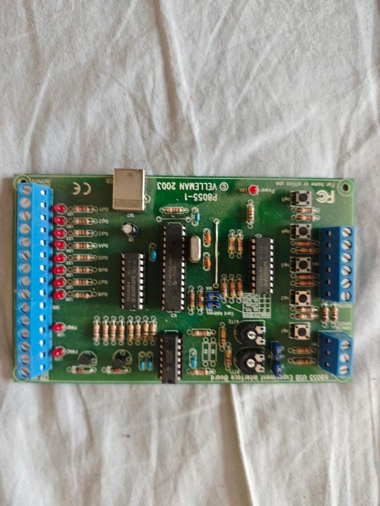 Velleman K8055 USB Experiment Interface Board, Ophalen of Verzenden, Zo goed als nieuw