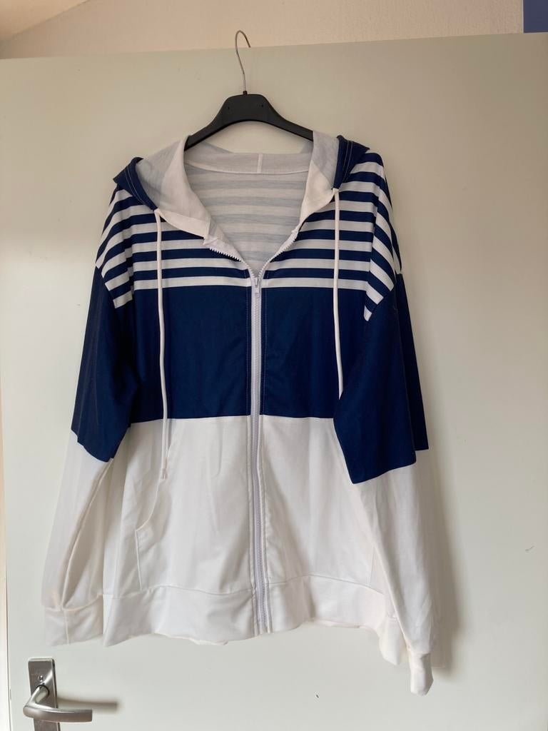 Shirt met capuchon, Ophalen of Verzenden, Zo goed als nieuw, Wit, Shirt of Top