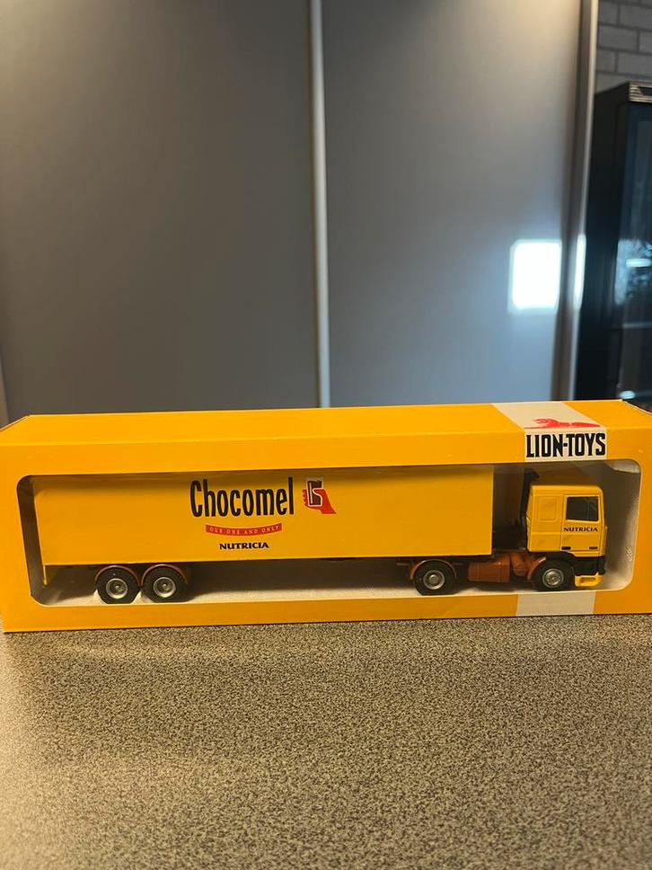 Lion Toys Chocomel DAF vrachtwagen model, Hobby en Vrije tijd, Modelbouw | Auto's en Voertuigen, Nieuw, Truck, 1:50 of kleiner