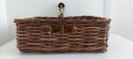 Vintage rotan bamboe rattan  brood decoratie mand, Eu, Gebruikt, Mand, Eu