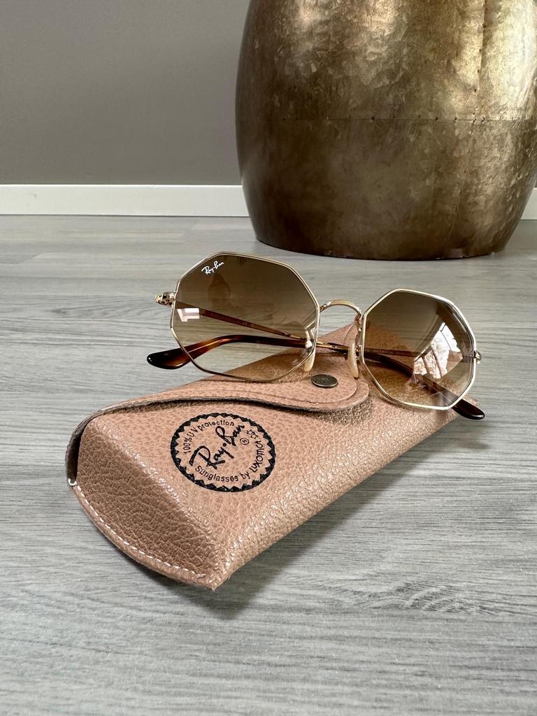 Ray-Ban Octagon RB 1972 914751 zonnebril, Zonnebril, Bruin, Ophalen of Verzenden, Zo goed als nieuw