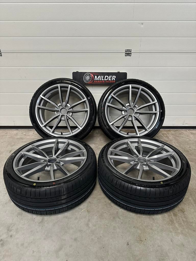 Pretoria Look velgen +Tracmax banden 17” 5x100 Nieuw VW Polo, 215 mm, Industrieweg Oost 5b9, Velg(en), Nieuw