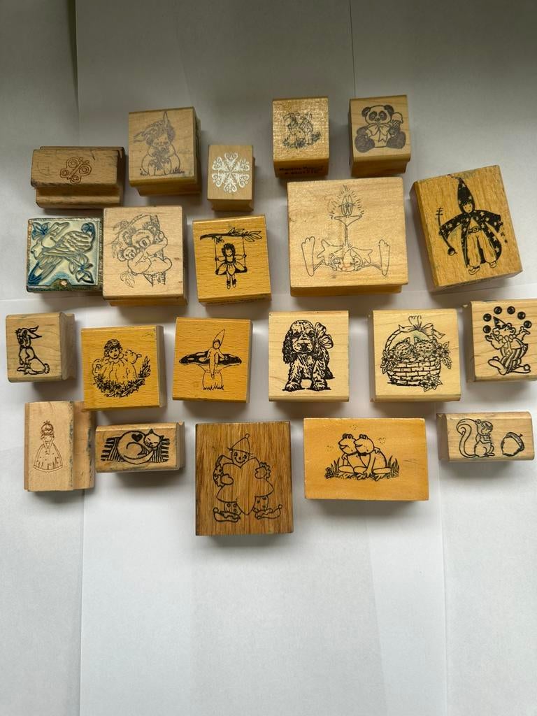 Houten stempels, Ophalen of Verzenden, Houten stempel