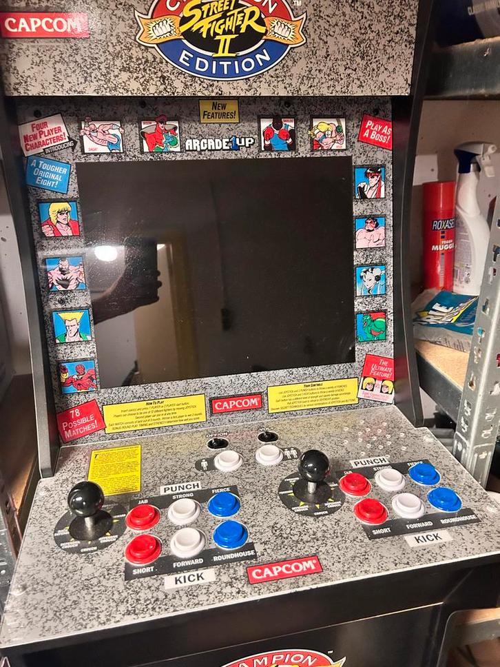 Arcade1Up - Street Fighter Deluxe Arcade Machine, Verzamelen, Automaten | Overige, Gebruikt, Ophalen