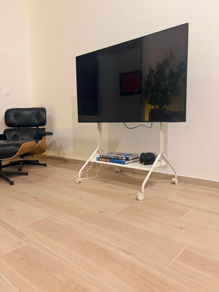 Pedestal tv stand tall en extra’s, Ophalen of Verzenden, Zo goed als nieuw