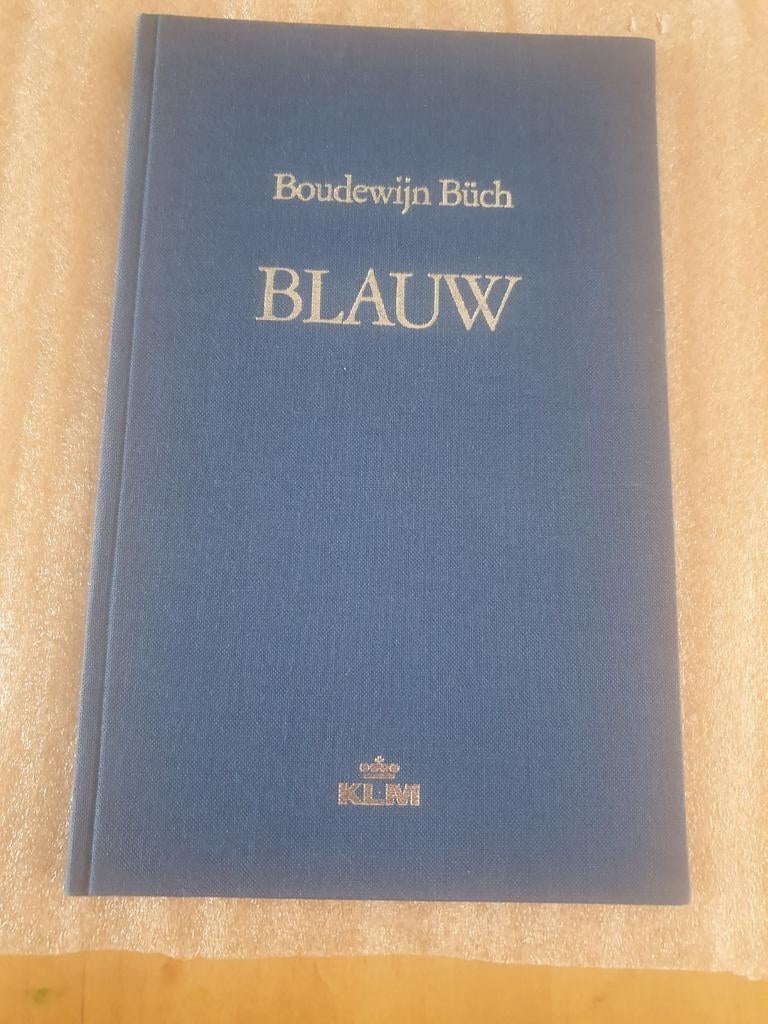 Boudewijn Büch Blauw, KLM ! reisverhaal Gesigneerd nr. 395, Ophalen, Nieuw, Boek of Tijdschrift