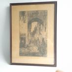 Ets van Etienne Bosch, Antiek en Kunst, Kunst | Etsen en Gravures, Ophalen of Verzenden