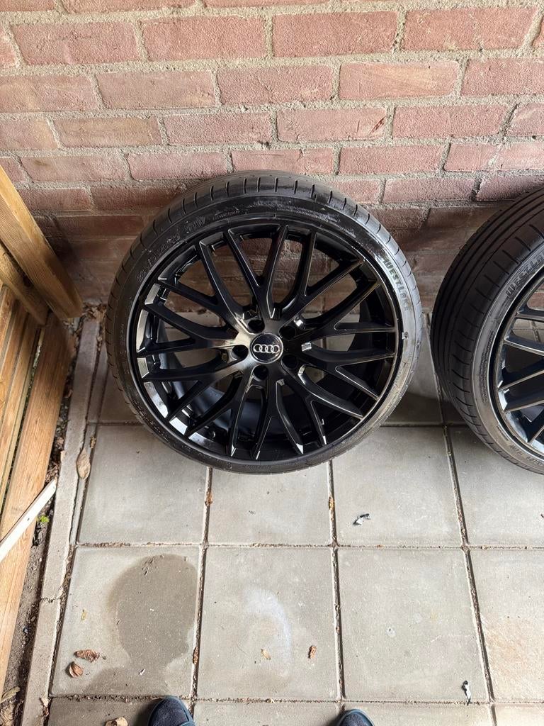 19 inch  audi velgen  sportief & luxe top set, Auto-onderdelen, Banden en Velgen, 19 inch, Overige, Overige, Banden en Velgen