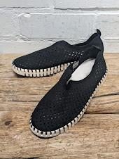 Ilse Jacobsen - Leren slip on loafers maat 40 - Nieuw, Zwart, Nieuw, Ophalen of Verzenden, X