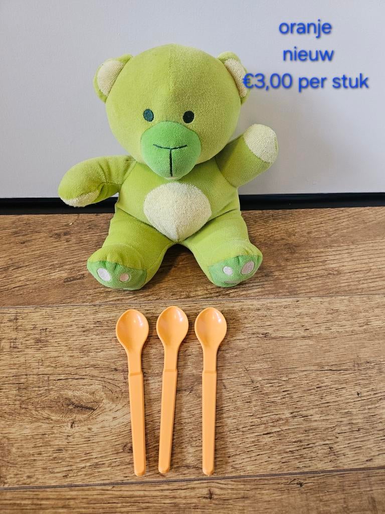 * Tupperware nieuwe oranje hangaanlepeltjes, Ophalen of Verzenden, Nieuw, Oranje, Overige typen