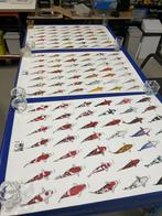 Japanse koi posters set van 3 stuks, Ophalen, Zo goed als nieuw, Dier of Natuur