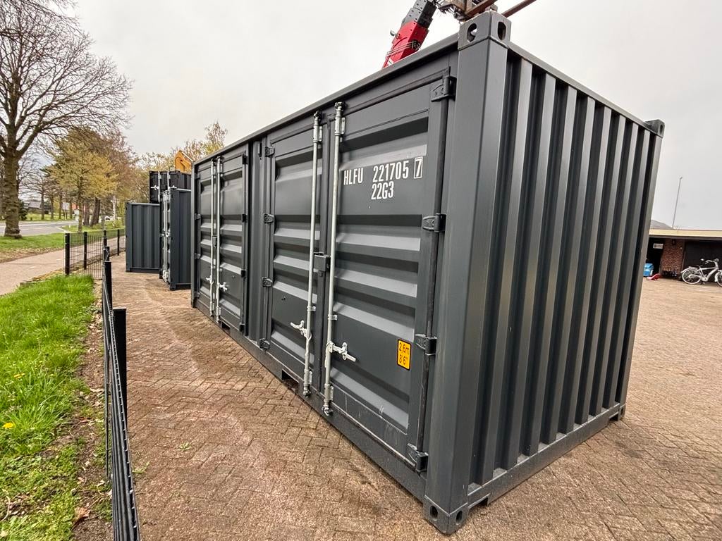 20ft opslagcontainer zeecontainer, Ophalen