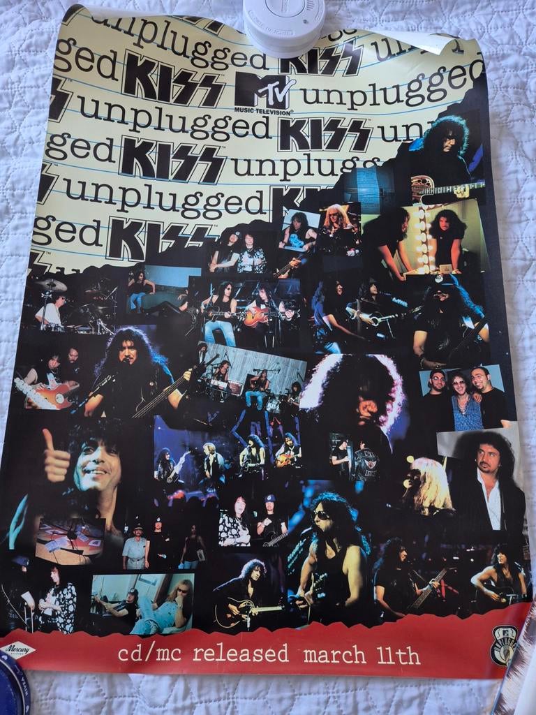 Kiss poster, Verzamelen, Posters, Ophalen of Verzenden, A1 t/m A3, Muziek