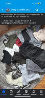 Kleding maat s/m, broeken maat 40, past met een 38!, Kleding | Dames, Broeken en Pantalons, Zwart, Lang, Ophalen, Maat 38/40 (M)