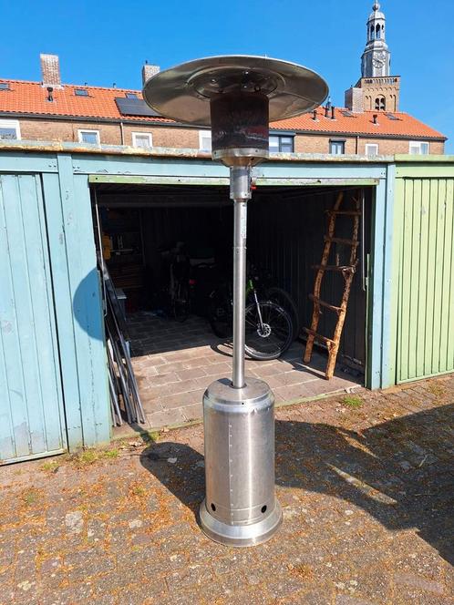 TE HUUR, Terrasverwarmer €15/dag €50/week, Tuin en Terras, Terrasverwarmers, Zo goed als nieuw, Gas, Vloer, Ophalen