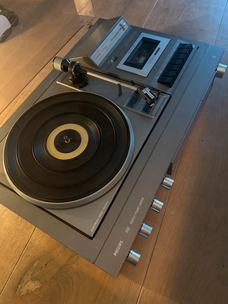 Philips 902 Stereo Music Centre - Vintage!, Audio, Tv en Foto, Platenspelers, Gebruikt, Platenspeler, Philips, Automatisch, Ophalen