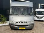 Hymer B574 E&P levelsysteem, automaat, 2x airco, tv, Caravans en Kamperen, Campers, Ringverwarming, Luifel, Tot en met 2, Bedrijf