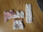 Winteraccessoires - 2x muts + 1x sjaal + 1x wantjes, Meisje, Ophalen of Verzenden, Zo goed als nieuw, Hema + Early days
