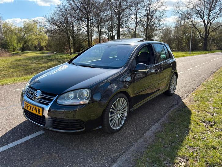 Volkswagen Golf 3.2 V6 184KW R32 5D 4M 2006 Zwart, Auto's, Volkswagen, Particulier, Golf, Benzine, G, Hatchback, Handgeschakeld