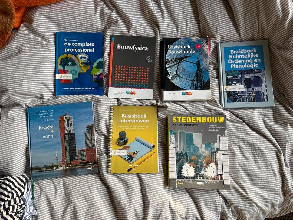Boeken Bouwkunde, Stedenbouw, Bouwfysica, Ophalen, Beta, Gelezen, HBO