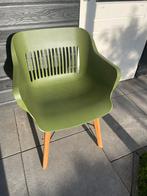 4x groene tuinstoel, Tuin en Terras, Ophalen, Zo goed als nieuw, Kunststof