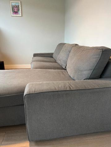 IKEA KIVIK 4-zitsbank met chaise longue (licht gebruikt) - afbeelding 3