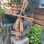 Houten molen voor in de tuin, Tuin en Terras, Windwijzers en Windmolens, Ophalen, Gebruikt