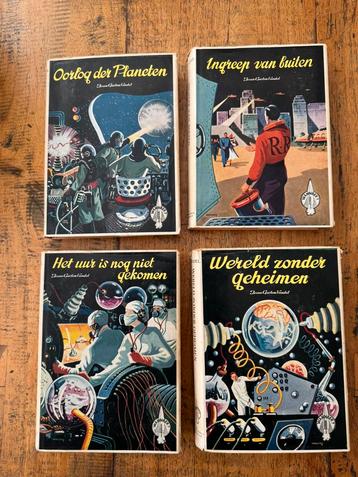 4 Science fiction boeken 1955/1956 beschikbaar voor biedingen