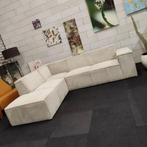 *SHOWROOMMODEL | *NIEUWSTAAT | Velvet | Ribstof | Hoekbank, 250 tot 300 cm, Hoekbank, Zo goed als nieuw, Dongenseweg 13e, 5121 PB Rijen