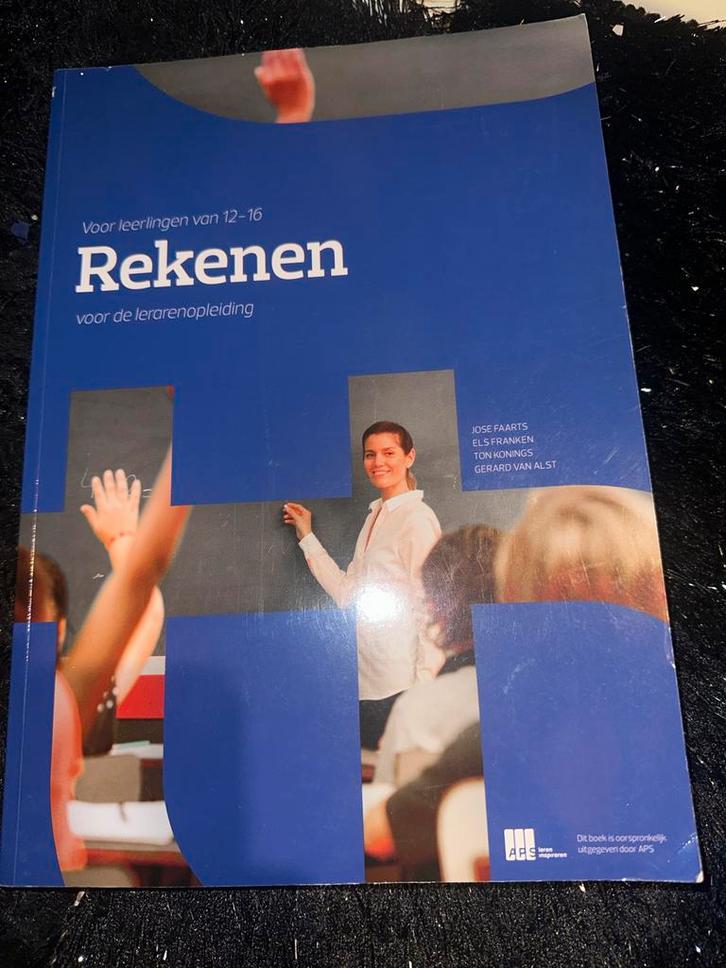 Rekenen voor lerarenopleiding, Boeken, Studieboeken en Cursussen, Zo goed als nieuw, HBO, Beta, Ophalen of Verzenden