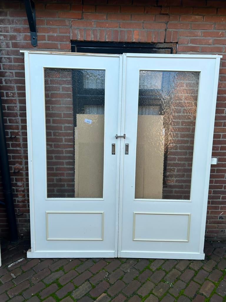 Schuifdeuren, Doe-het-zelf en Verbouw, Deuren en Horren, Ophalen, Gebruikt, 120 cm of meer, Binnendeur