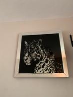 Spiegel schilderij panter 80x80, Antiek en Kunst, Ophalen