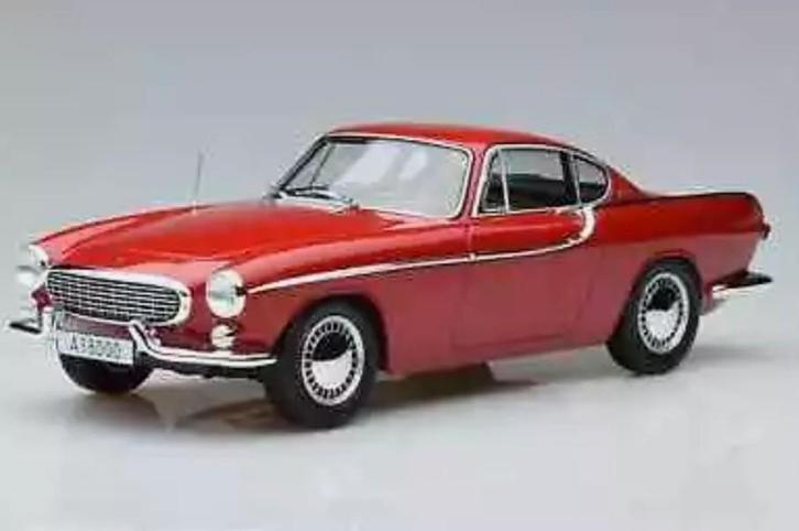 1:18 Volvo P 1800 uit 1961 Rood Norev, Hobby en Vrije tijd, Modelauto's | 1:18, Nieuw, Auto, Norev, Ophalen of Verzenden