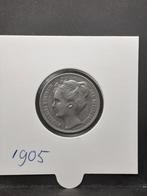 1/2 gulden 1905 Koningin Wilhelmina, Postzegels en Munten, Munten | Nederland, ½ gulden, Zilver, Ophalen of Verzenden, Koningin Wilhelmina