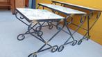 Vintage mimiset, bijzettafeltjes, nesting tables, tafeltjes, Ophalen, Gebruikt, Vintage, Nvt