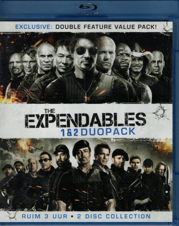 The Expendables 1 & 2 duopack - Nederlandse uitgave, Cd's en Dvd's, Blu-ray, Zo goed als nieuw, Verzenden
