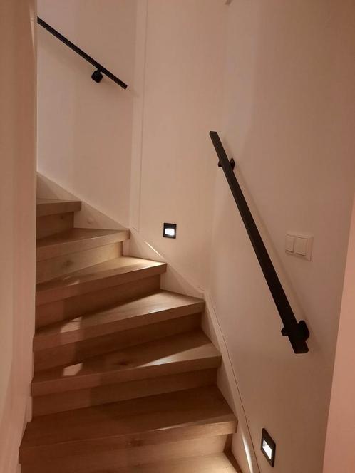 Zwarte rvs vierkante trapleuning, Huis en Inrichting, Woonaccessoires | Overige, Nieuw, Ophalen