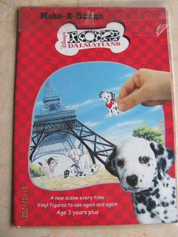 NIEUW Raam stickers DEPA Make-a-Scene Disney 102 Dalmatiërs beschikbaar voor biedingen