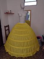 belle cosplay elfia hoepelrok geel yellow, Kleding | Dames, Ophalen of Verzenden, Nieuw, Geel, Trouwjurk