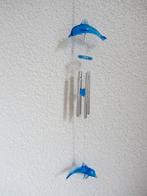 Dolfijnen windmobiel, blauw, zee, oceaan, decoratie, Ophalen of Verzenden, Zo goed als nieuw, Overige typen