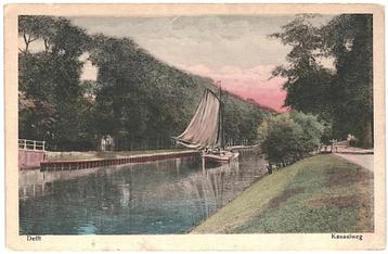 959979 Delft ZH 1917 Kanaalweg Militair gelopen Stempel beschikbaar voor biedingen