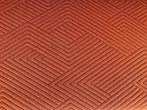 Kvadrat Febrik Mizmaze 562; burnt orange; 21 Mtr meubelstof, Wol, 120 cm of meer, Oranje, Ophalen of Verzenden