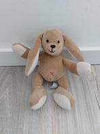 Knuffel hema konijn haas kruisje buik bruin K9893, Ophalen of Verzenden, Zo goed als nieuw