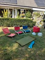 Kampeerspullen:3 stoeltjes, slaapmat, 3 jerrycans ed., Caravans en Kamperen, Kampeeraccessoires, Ophalen, Gebruikt