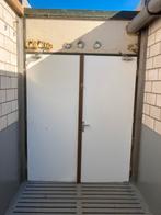 Dubbele deuren, schuurdeur, Doe-het-zelf en Verbouw, Deuren en Horren, Ophalen, Gebruikt, Buitendeur, Hout