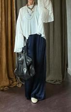 Mooie wijde prachtige blouse vib m 36 38 Italy designer, Ophalen of Verzenden, Nieuw, Maat 36 (S), Wit