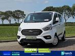 FORD TRANSIT CUSTOM 2.0 l2h1 dub.- cab. navi, Auto's, Euro 6, 4 cilinders, Wit, 11 km/l