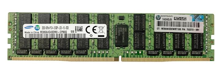 32GB 4DRx4 PC4-2133P DDR4-2133 Load-Reduced ECC, Samsung /, Computers en Software, RAM geheugen