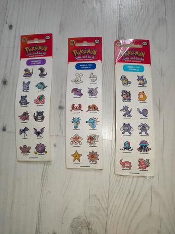 Vintage Pokemon Stickers - Gotta Catch 'em All! beschikbaar voor biedingen